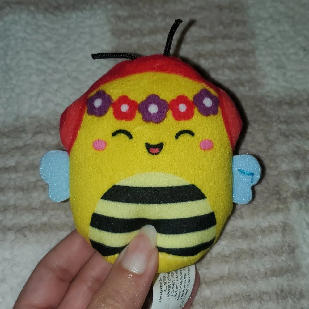 5 for $20 | Squishmallows x McDonald's Sunny the Bee 2023 Mini Plush - Picture 6 of 9
